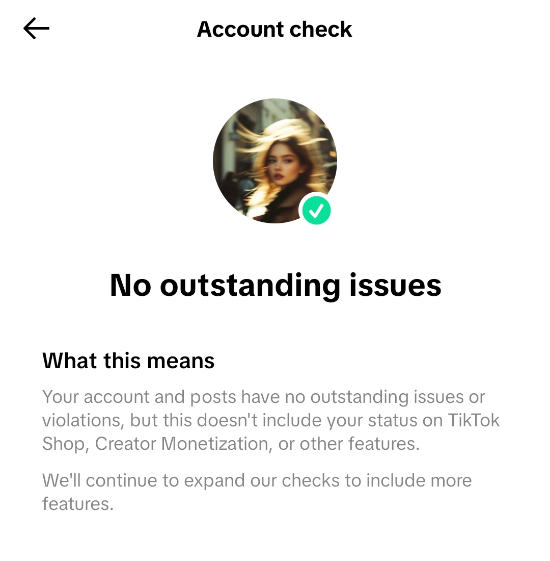 TikTok account with 275,000 followers